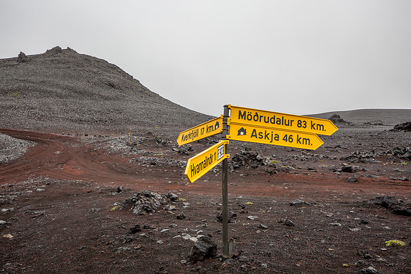 The F road to the Kverkjökull (Kverk Glacier)