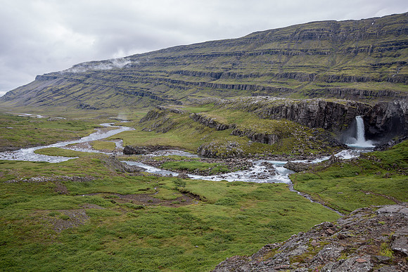 Unnamed foss Berufjörður (East Iceland Fjord)