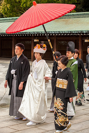 Shinto Wedding Procession