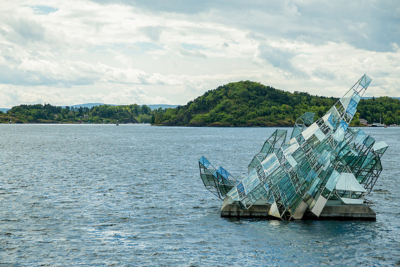 "She Lies" Sculpture Oslo