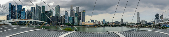 Downtown Singapore and Marina Bay