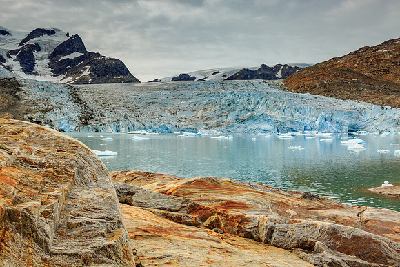 Hann Glacier, Johan Petersen Fjord