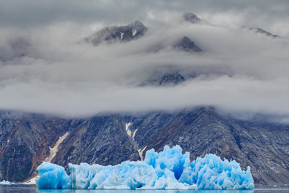 Iceberg, East Greenland Fjord