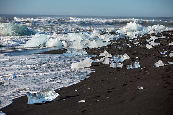 Breiðamerkursandur (Glacial Outwash Sand Beach)