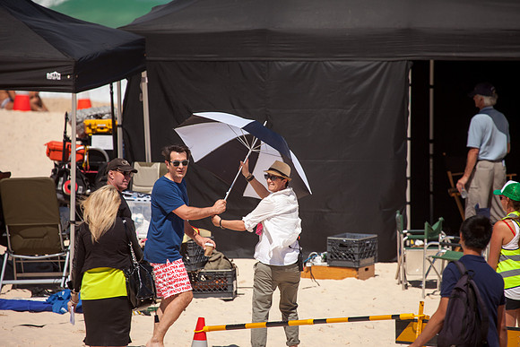 Modern Family filming (Ty Burrell)
