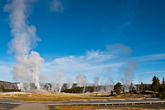 Old Faithful Geyser Basin
