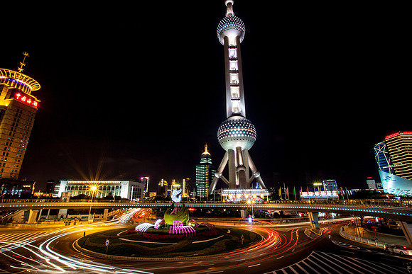 Oriental Pearl Tower (1,535 feet)