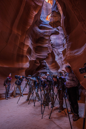 Antelope Slot Canyon.  Page, AZ