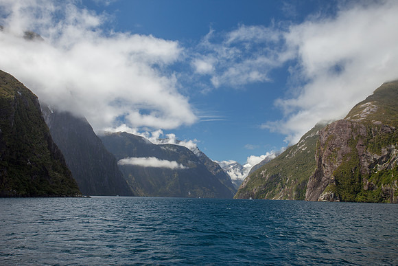 Boat Tour around Miford Sound in Fiordland National Park