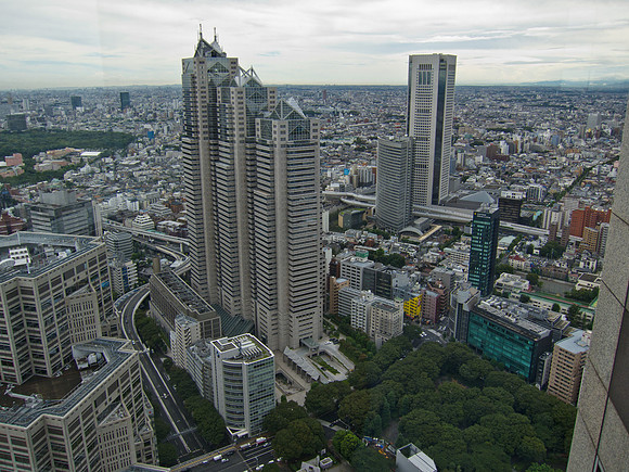 View from the Tokyo Metropolitan Government Building
