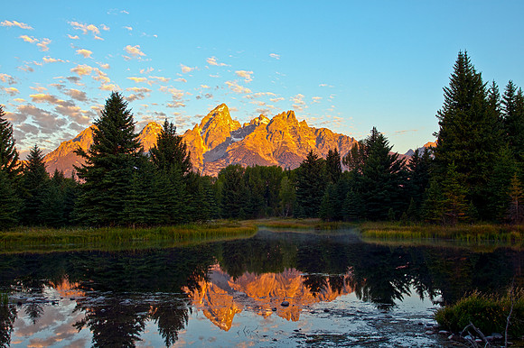 Teton Range from Schwabachers Landing Road