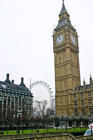 Big Ben, London Eye