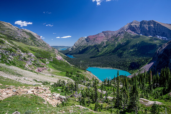 Grinnell Lake, Lake Josephine & Lake Sherburne