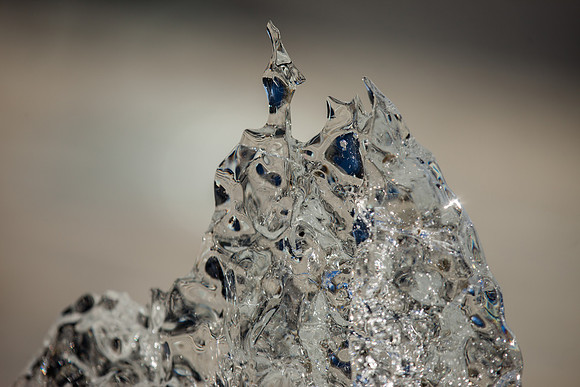 Ice from Hooker Lake
