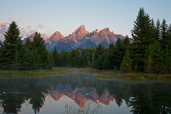 Teton Range from Schwabachers Landing Road